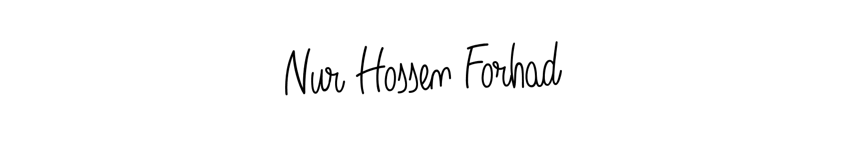 This is the best signature style for the Nur Hossen Forhad name. Also you like these signature font (Angelique-Rose-font-FFP). Mix name signature. Nur Hossen Forhad signature style 5 images and pictures png