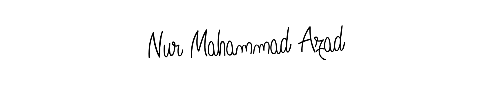 Angelique-Rose-font-FFP is a professional signature style that is perfect for those who want to add a touch of class to their signature. It is also a great choice for those who want to make their signature more unique. Get Nur Mahammad Azad name to fancy signature for free. Nur Mahammad Azad signature style 5 images and pictures png