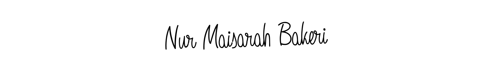 Similarly Angelique-Rose-font-FFP is the best handwritten signature design. Signature creator online .You can use it as an online autograph creator for name Nur Maisarah Bakeri. Nur Maisarah Bakeri signature style 5 images and pictures png