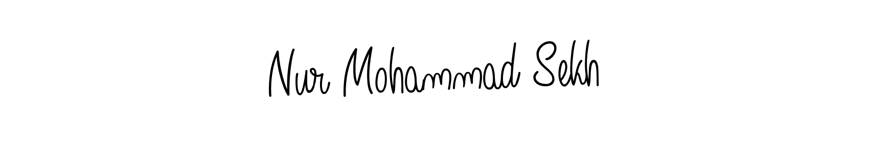 Angelique-Rose-font-FFP is a professional signature style that is perfect for those who want to add a touch of class to their signature. It is also a great choice for those who want to make their signature more unique. Get Nur Mohammad Sekh name to fancy signature for free. Nur Mohammad Sekh signature style 5 images and pictures png