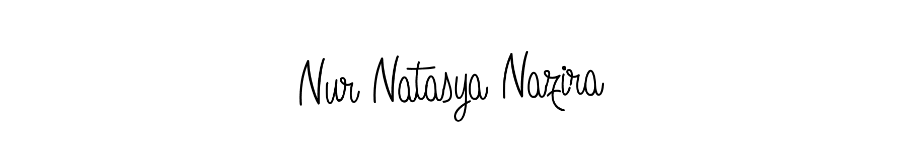 How to make Nur Natasya Nazira signature? Angelique-Rose-font-FFP is a professional autograph style. Create handwritten signature for Nur Natasya Nazira name. Nur Natasya Nazira signature style 5 images and pictures png