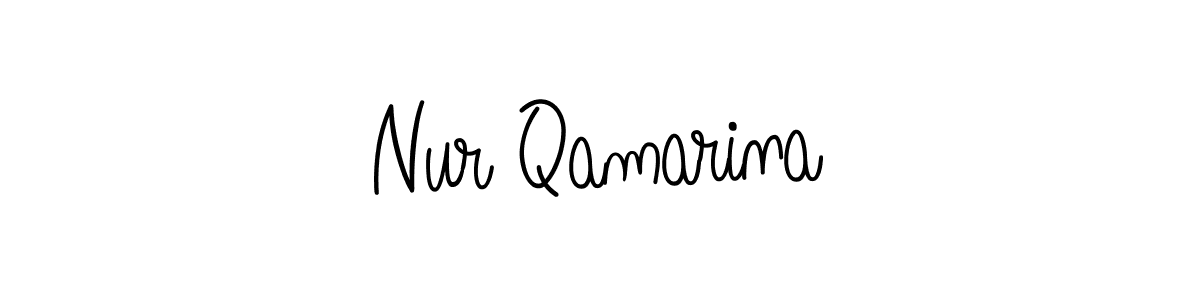 It looks lik you need a new signature style for name Nur Qamarina. Design unique handwritten (Angelique-Rose-font-FFP) signature with our free signature maker in just a few clicks. Nur Qamarina signature style 5 images and pictures png