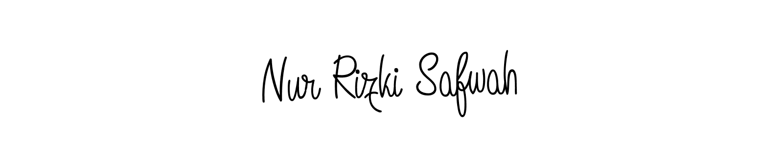 Make a short Nur Rizki Safwah signature style. Manage your documents anywhere anytime using Angelique-Rose-font-FFP. Create and add eSignatures, submit forms, share and send files easily. Nur Rizki Safwah signature style 5 images and pictures png
