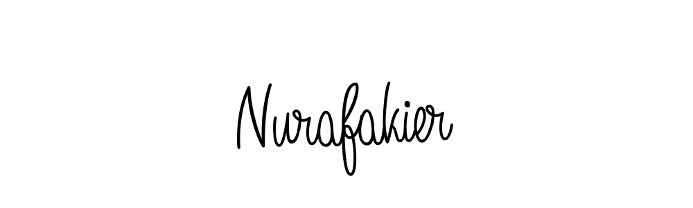 The best way (Angelique-Rose-font-FFP) to make a short signature is to pick only two or three words in your name. The name Nurafakier include a total of six letters. For converting this name. Nurafakier signature style 5 images and pictures png