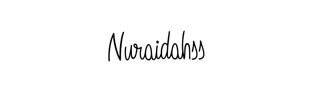Once you've used our free online signature maker to create your best signature Angelique-Rose-font-FFP style, it's time to enjoy all of the benefits that Nuraidahss name signing documents. Nuraidahss signature style 5 images and pictures png