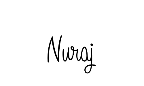 Angelique-Rose-font-FFP is a professional signature style that is perfect for those who want to add a touch of class to their signature. It is also a great choice for those who want to make their signature more unique. Get Nuraj name to fancy signature for free. Nuraj signature style 5 images and pictures png