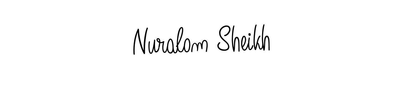 Make a beautiful signature design for name Nuralom Sheikh. Use this online signature maker to create a handwritten signature for free. Nuralom Sheikh signature style 5 images and pictures png