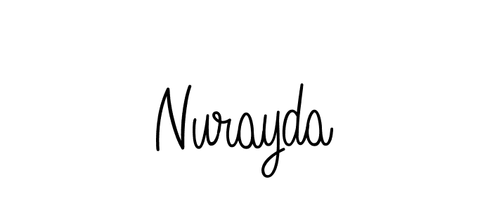 It looks lik you need a new signature style for name Nurayda. Design unique handwritten (Angelique-Rose-font-FFP) signature with our free signature maker in just a few clicks. Nurayda signature style 5 images and pictures png