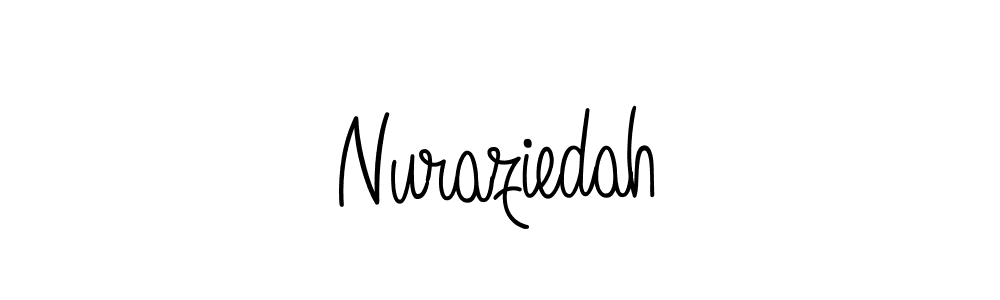 Also we have Nuraziedah name is the best signature style. Create professional handwritten signature collection using Angelique-Rose-font-FFP autograph style. Nuraziedah signature style 5 images and pictures png