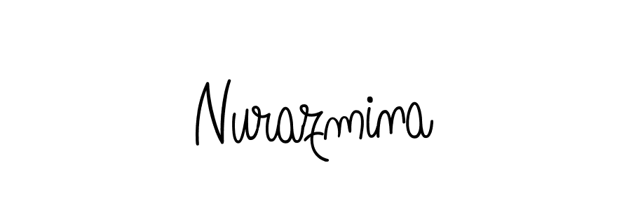 Create a beautiful signature design for name Nurazmina. With this signature (Angelique-Rose-font-FFP) fonts, you can make a handwritten signature for free. Nurazmina signature style 5 images and pictures png