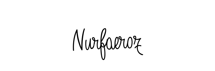 You can use this online signature creator to create a handwritten signature for the name Nurfaeroz. This is the best online autograph maker. Nurfaeroz signature style 5 images and pictures png