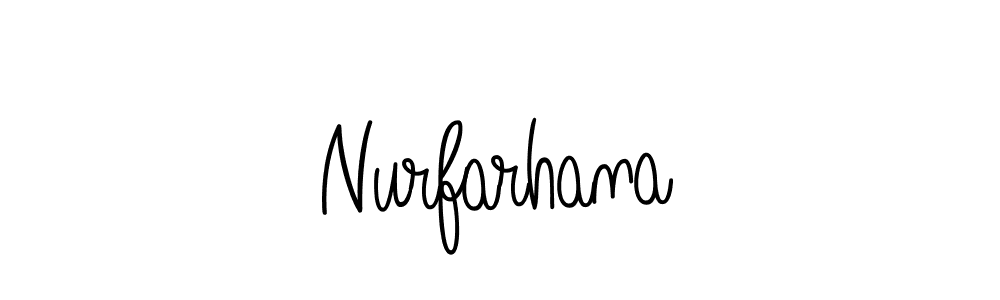 if you are searching for the best signature style for your name Nurfarhana. so please give up your signature search. here we have designed multiple signature styles  using Angelique-Rose-font-FFP. Nurfarhana signature style 5 images and pictures png