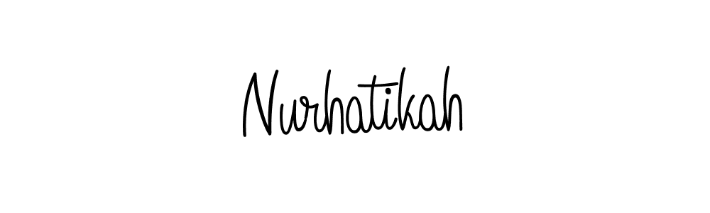 Check out images of Autograph of Nurhatikah name. Actor Nurhatikah Signature Style. Angelique-Rose-font-FFP is a professional sign style online. Nurhatikah signature style 5 images and pictures png