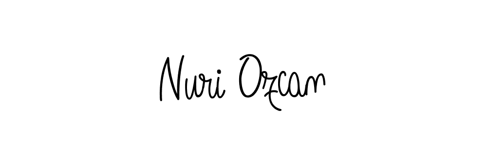 Create a beautiful signature design for name Nuri Ozcan. With this signature (Angelique-Rose-font-FFP) fonts, you can make a handwritten signature for free. Nuri Ozcan signature style 5 images and pictures png