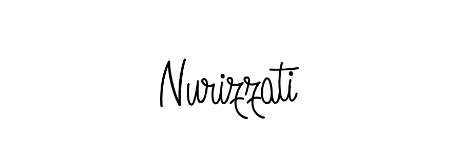 Design your own signature with our free online signature maker. With this signature software, you can create a handwritten (Angelique-Rose-font-FFP) signature for name Nurizzati. Nurizzati signature style 5 images and pictures png