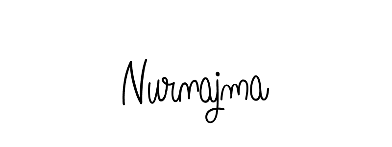 Design your own signature with our free online signature maker. With this signature software, you can create a handwritten (Angelique-Rose-font-FFP) signature for name Nurnajma. Nurnajma signature style 5 images and pictures png