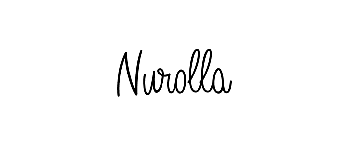 Also You can easily find your signature by using the search form. We will create Nurolla name handwritten signature images for you free of cost using Angelique-Rose-font-FFP sign style. Nurolla signature style 5 images and pictures png