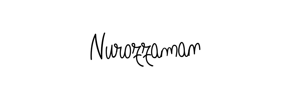 Design your own signature with our free online signature maker. With this signature software, you can create a handwritten (Angelique-Rose-font-FFP) signature for name Nurozzaman. Nurozzaman signature style 5 images and pictures png