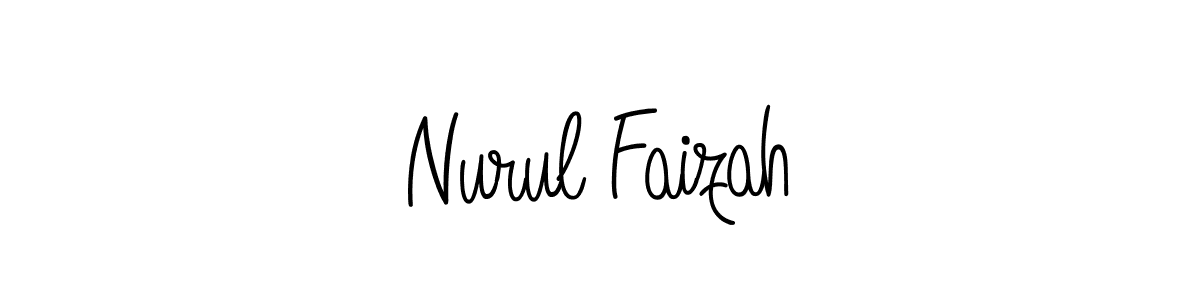 Similarly Angelique-Rose-font-FFP is the best handwritten signature design. Signature creator online .You can use it as an online autograph creator for name Nurul Faizah. Nurul Faizah signature style 5 images and pictures png