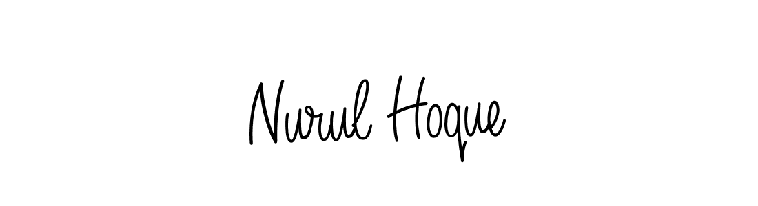 Nurul Hoque stylish signature style. Best Handwritten Sign (Angelique-Rose-font-FFP) for my name. Handwritten Signature Collection Ideas for my name Nurul Hoque. Nurul Hoque signature style 5 images and pictures png