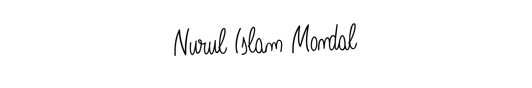 Create a beautiful signature design for name Nurul Islam Mondal. With this signature (Angelique-Rose-font-FFP) fonts, you can make a handwritten signature for free. Nurul Islam Mondal signature style 5 images and pictures png