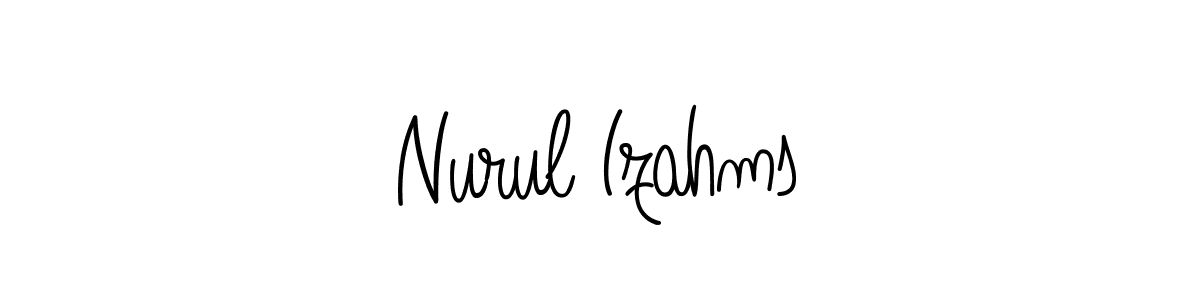 Make a beautiful signature design for name Nurul Izahms. Use this online signature maker to create a handwritten signature for free. Nurul Izahms signature style 5 images and pictures png