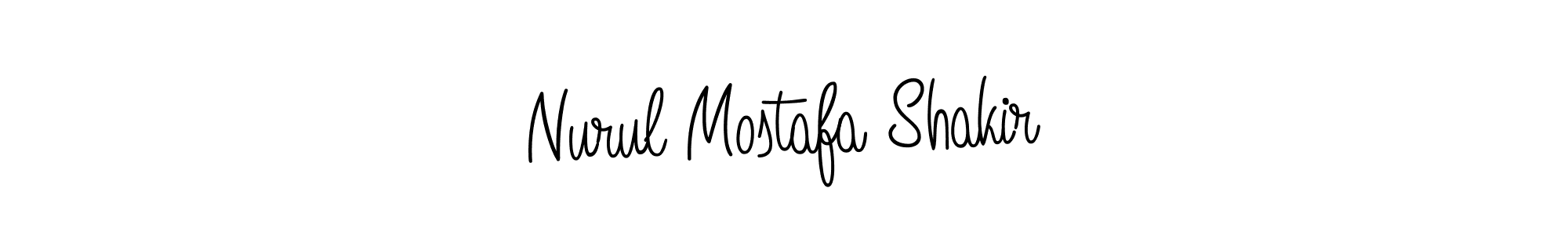 How to make Nurul Mostafa Shakir name signature. Use Angelique-Rose-font-FFP style for creating short signs online. This is the latest handwritten sign. Nurul Mostafa Shakir signature style 5 images and pictures png
