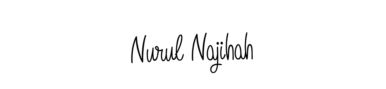 Once you've used our free online signature maker to create your best signature Angelique-Rose-font-FFP style, it's time to enjoy all of the benefits that Nurul Najihah name signing documents. Nurul Najihah signature style 5 images and pictures png