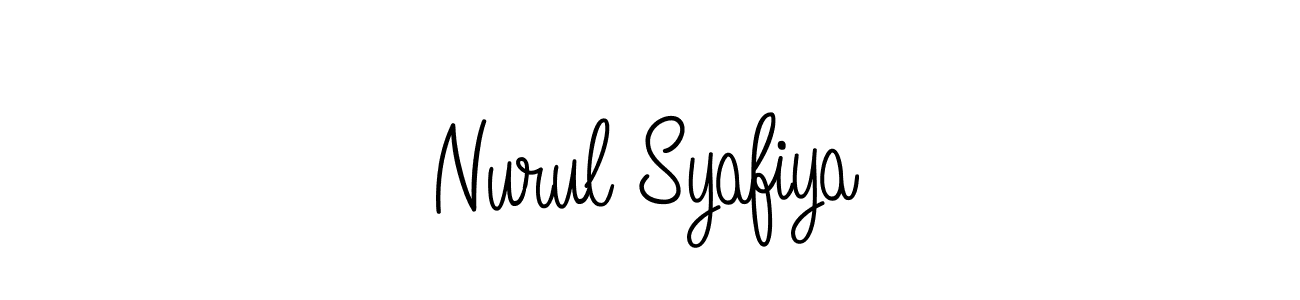 Also You can easily find your signature by using the search form. We will create Nurul Syafiya name handwritten signature images for you free of cost using Angelique-Rose-font-FFP sign style. Nurul Syafiya signature style 5 images and pictures png