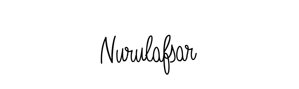 Nurulafsar stylish signature style. Best Handwritten Sign (Angelique-Rose-font-FFP) for my name. Handwritten Signature Collection Ideas for my name Nurulafsar. Nurulafsar signature style 5 images and pictures png