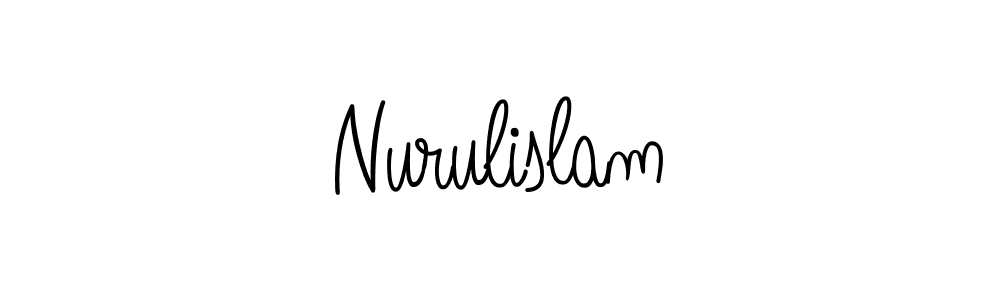 How to make Nurulislam signature? Angelique-Rose-font-FFP is a professional autograph style. Create handwritten signature for Nurulislam name. Nurulislam signature style 5 images and pictures png