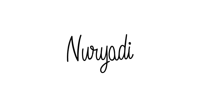 Also You can easily find your signature by using the search form. We will create Nuryadi name handwritten signature images for you free of cost using Angelique-Rose-font-FFP sign style. Nuryadi signature style 5 images and pictures png