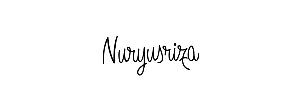 Make a short Nuryusriza signature style. Manage your documents anywhere anytime using Angelique-Rose-font-FFP. Create and add eSignatures, submit forms, share and send files easily. Nuryusriza signature style 5 images and pictures png