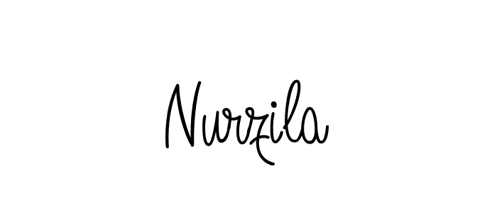 Angelique-Rose-font-FFP is a professional signature style that is perfect for those who want to add a touch of class to their signature. It is also a great choice for those who want to make their signature more unique. Get Nurzila name to fancy signature for free. Nurzila signature style 5 images and pictures png