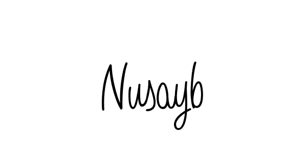 if you are searching for the best signature style for your name Nusayb. so please give up your signature search. here we have designed multiple signature styles  using Angelique-Rose-font-FFP. Nusayb signature style 5 images and pictures png