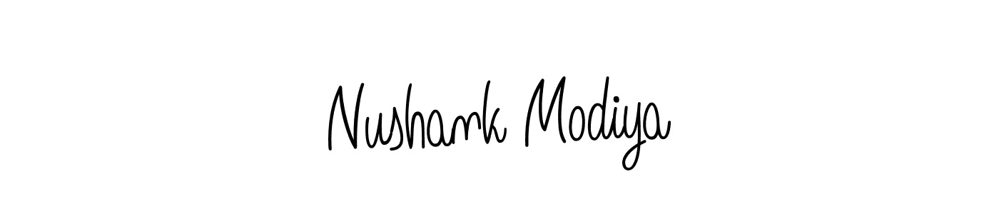 Similarly Angelique-Rose-font-FFP is the best handwritten signature design. Signature creator online .You can use it as an online autograph creator for name Nushank Modiya. Nushank Modiya signature style 5 images and pictures png