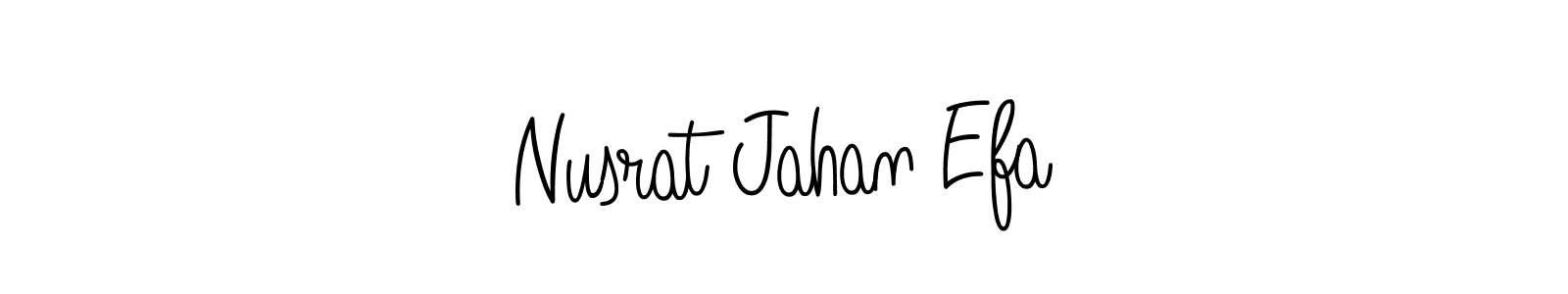 Check out images of Autograph of Nusrat Jahan Efa name. Actor Nusrat Jahan Efa Signature Style. Angelique-Rose-font-FFP is a professional sign style online. Nusrat Jahan Efa signature style 5 images and pictures png