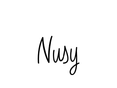 Make a short Nusy signature style. Manage your documents anywhere anytime using Angelique-Rose-font-FFP. Create and add eSignatures, submit forms, share and send files easily. Nusy signature style 5 images and pictures png