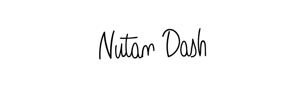 Design your own signature with our free online signature maker. With this signature software, you can create a handwritten (Angelique-Rose-font-FFP) signature for name Nutan Dash. Nutan Dash signature style 5 images and pictures png