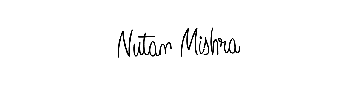 Create a beautiful signature design for name Nutan Mishra. With this signature (Angelique-Rose-font-FFP) fonts, you can make a handwritten signature for free. Nutan Mishra signature style 5 images and pictures png
