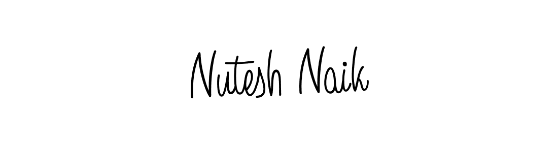 Best and Professional Signature Style for Nutesh Naik. Angelique-Rose-font-FFP Best Signature Style Collection. Nutesh Naik signature style 5 images and pictures png