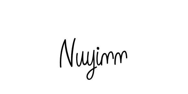 Design your own signature with our free online signature maker. With this signature software, you can create a handwritten (Angelique-Rose-font-FFP) signature for name Nuyinn. Nuyinn signature style 5 images and pictures png
