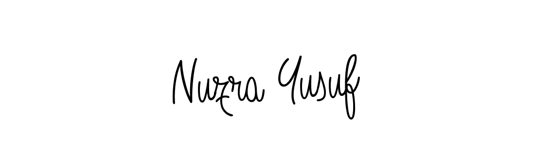 Also we have Nuzra Yusuf name is the best signature style. Create professional handwritten signature collection using Angelique-Rose-font-FFP autograph style. Nuzra Yusuf signature style 5 images and pictures png