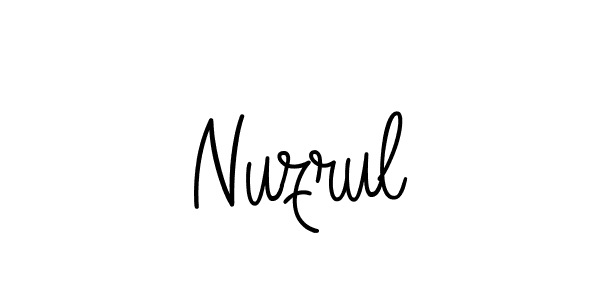 Create a beautiful signature design for name Nuzrul. With this signature (Angelique-Rose-font-FFP) fonts, you can make a handwritten signature for free. Nuzrul signature style 5 images and pictures png