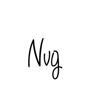 The best way (Angelique-Rose-font-FFP) to make a short signature is to pick only two or three words in your name. The name Nvg include a total of six letters. For converting this name. Nvg signature style 5 images and pictures png