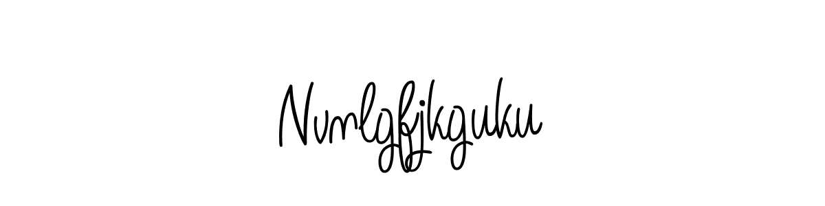 How to make Nvnlgfjkguku name signature. Use Angelique-Rose-font-FFP style for creating short signs online. This is the latest handwritten sign. Nvnlgfjkguku signature style 5 images and pictures png