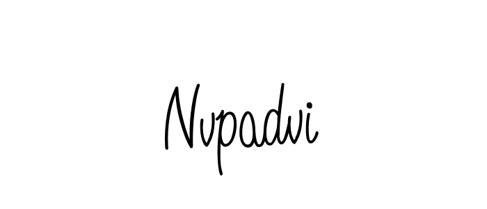 How to Draw Nvpadvi signature style? Angelique-Rose-font-FFP is a latest design signature styles for name Nvpadvi. Nvpadvi signature style 5 images and pictures png
