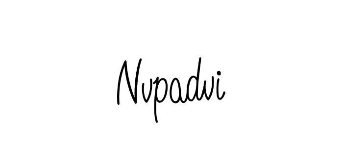 How to Draw Nvpadvi signature style? Angelique-Rose-font-FFP is a latest design signature styles for name Nvpadvi. Nvpadvi signature style 5 images and pictures png