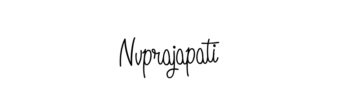 Create a beautiful signature design for name Nvprajapati. With this signature (Angelique-Rose-font-FFP) fonts, you can make a handwritten signature for free. Nvprajapati signature style 5 images and pictures png