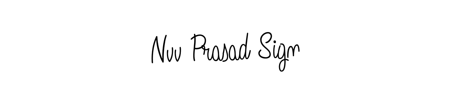 Also You can easily find your signature by using the search form. We will create Nvv Prasad Sign name handwritten signature images for you free of cost using Angelique-Rose-font-FFP sign style. Nvv Prasad Sign signature style 5 images and pictures png